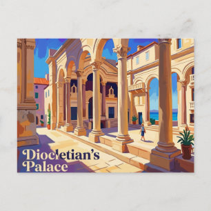 Postal Palacio de Diocleciano Croacia