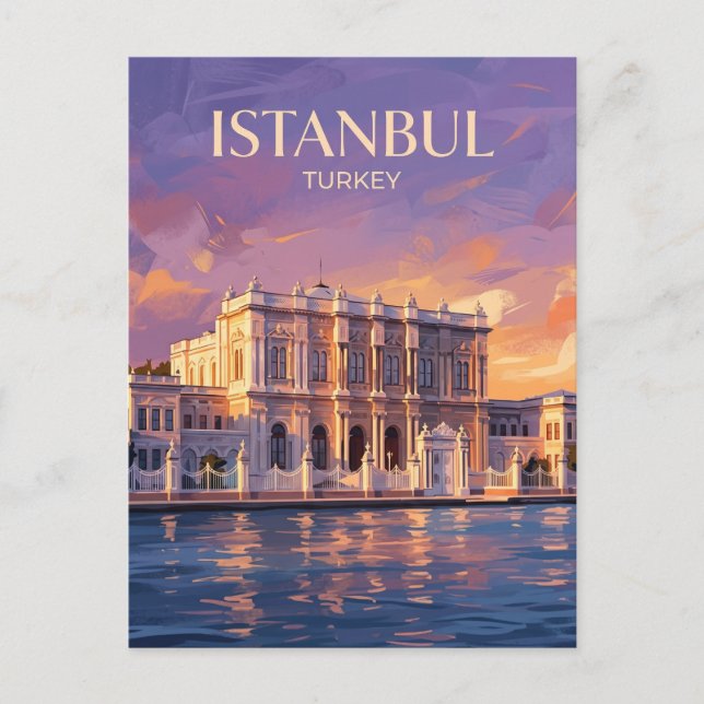 Postal Palacio de Dolmabahçe Turquía (Anverso)