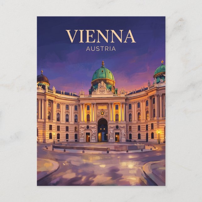 Postal Palacio de Hofburg Austria (Anverso)