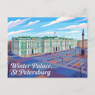 Postal Palacio de Invierno Rusia
