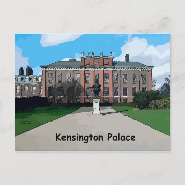 Postal Palacio de Kensington (Anverso)