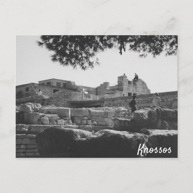 Postal Palacio de Knossos - Grecia (Anverso)