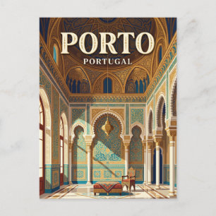 Postal Palacio de la Bolsa Portugal