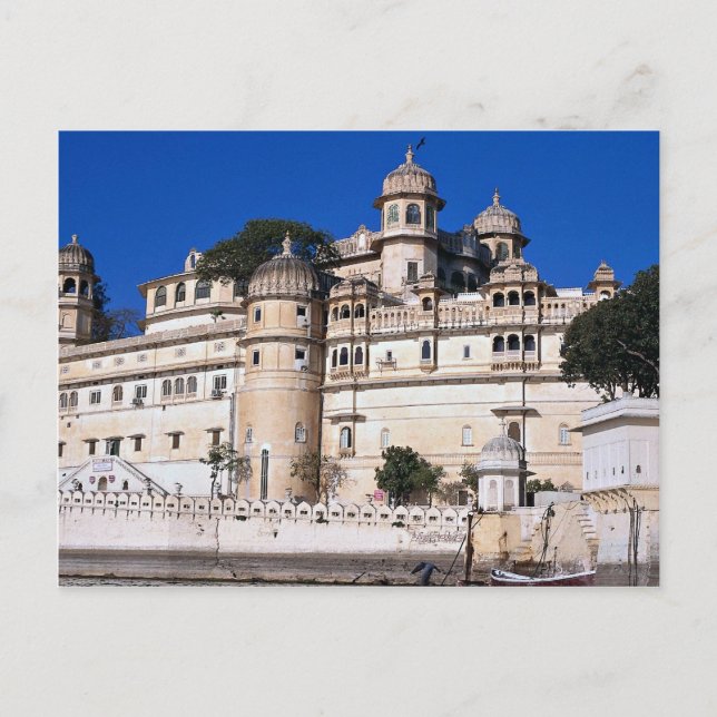 Postal Palacio de la Ciudad, Udaipur, India (Anverso)