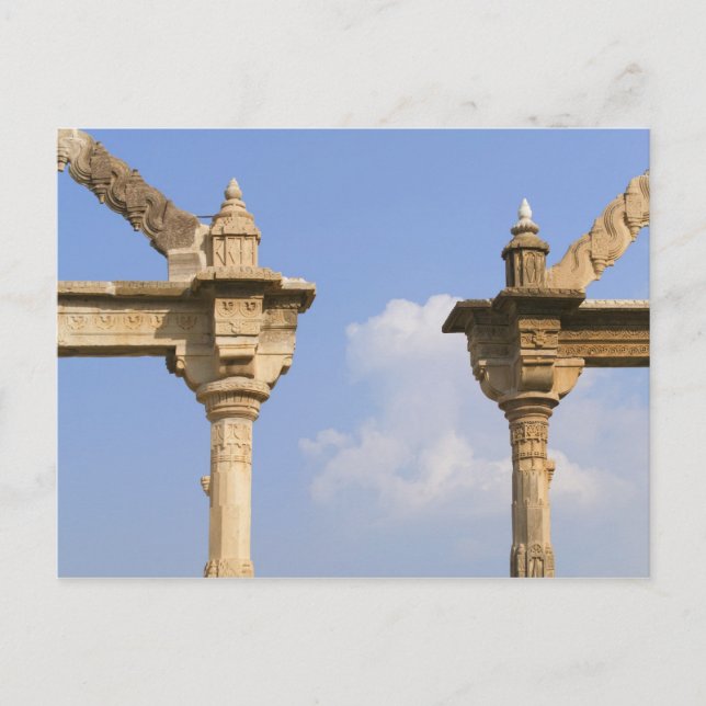 Postal Palacio de la Ciudad, Udaipur, Rajasthan, India 2 (Anverso)