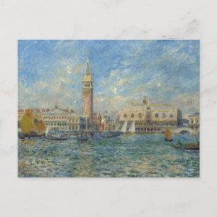 Postal Palacio de los Dogas, Venecia - Pierre-Auguste Ren