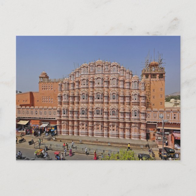 Postal Palacio de los vientos (Hawa Mahal), Jaipur, la (Anverso)