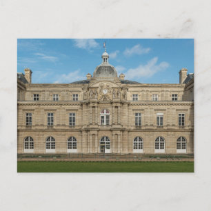 Postal Palacio de Luxemburgo Senado Francés París Francia