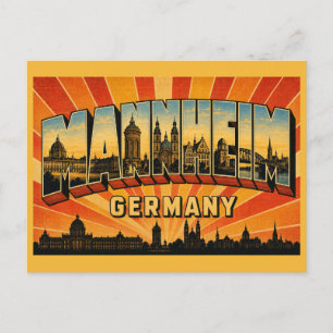 Postal Palacio de Mannheim Alemania
