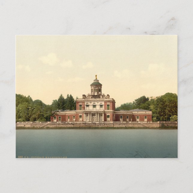 Postal Palacio de Mármol, Potsdam, Berlín, Alemania (Anverso)
