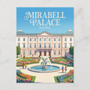 Postal Palacio de Mirabell Austria