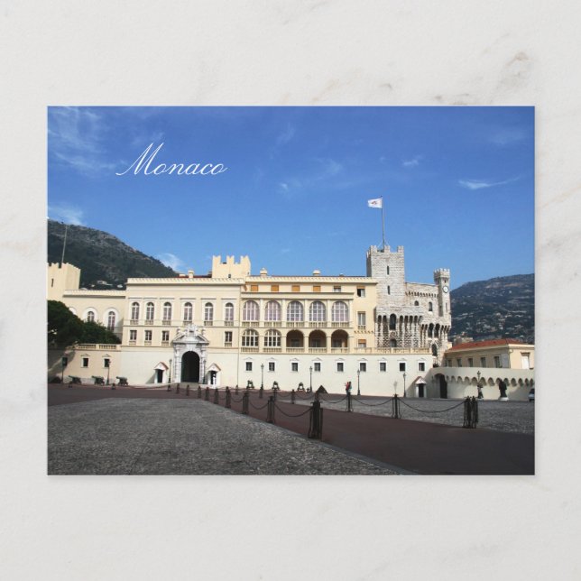 Postal Palacio de Mónaco (Anverso)