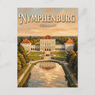 Postal Palacio de Nymphenburg Alemania