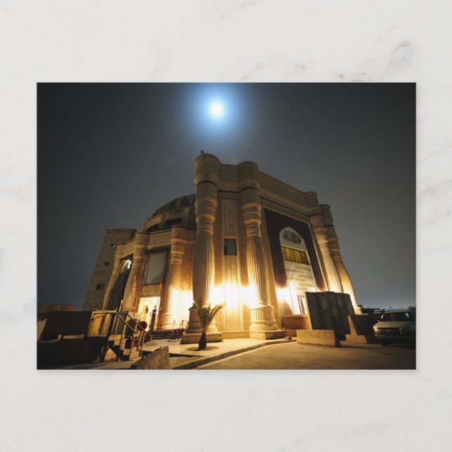 POSTAL PALACIO DE PERFUME POR LA NOCHE (Anverso)