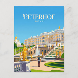 Postal Palacio de Peterhof Rusia