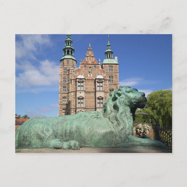 Postal Palacio de Rosenborg, Copenhague, Dinamarca (Anverso)