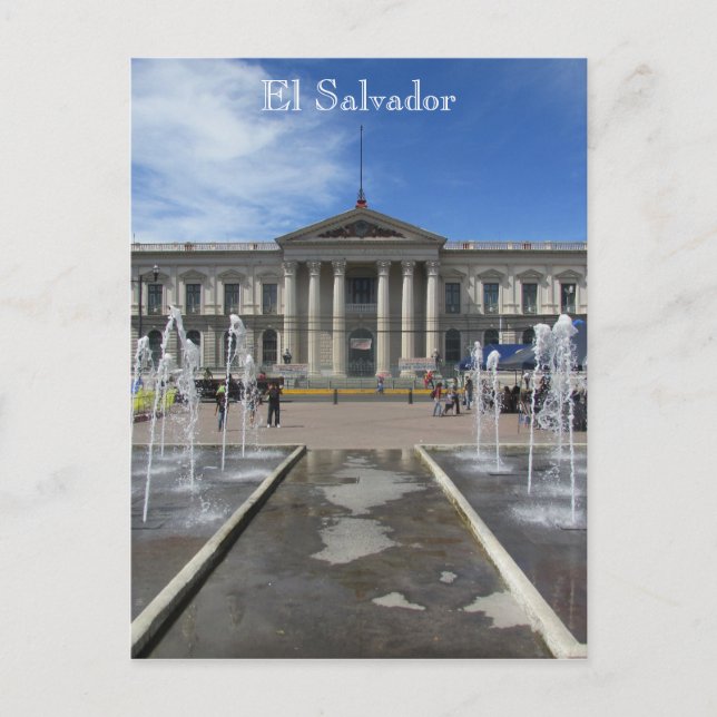 Postal palacio de san salvador (Anverso)