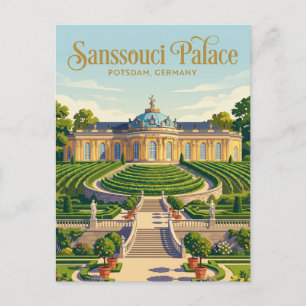 Postal Palacio de Sanssouci Alemania