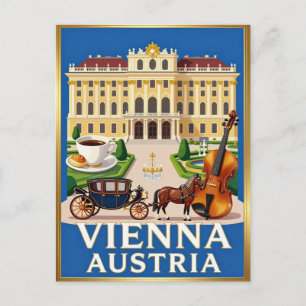 Postal Palacio de Schonbrunn de Viena Patrimonio Austriac