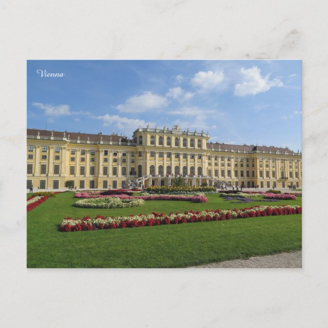 Postal Palacio de Schönbrunn Viena (Anverso)