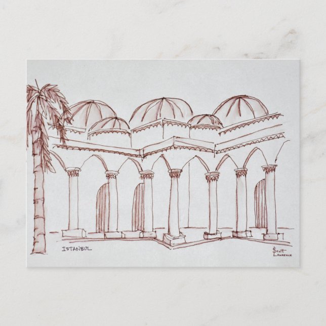 Postal Palacio de Topkapi | Estambul, Turquía (Anverso)