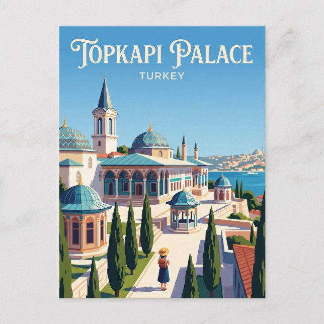 Postal Palacio de Topkapi Turquía (Anverso)