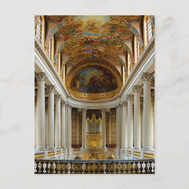 Postal Palacio de Versailles (Anverso)