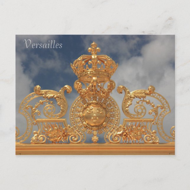 Postal Palacio de Versalles (Anverso)
