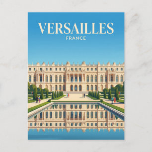 Postal Palacio de Versalles Francia