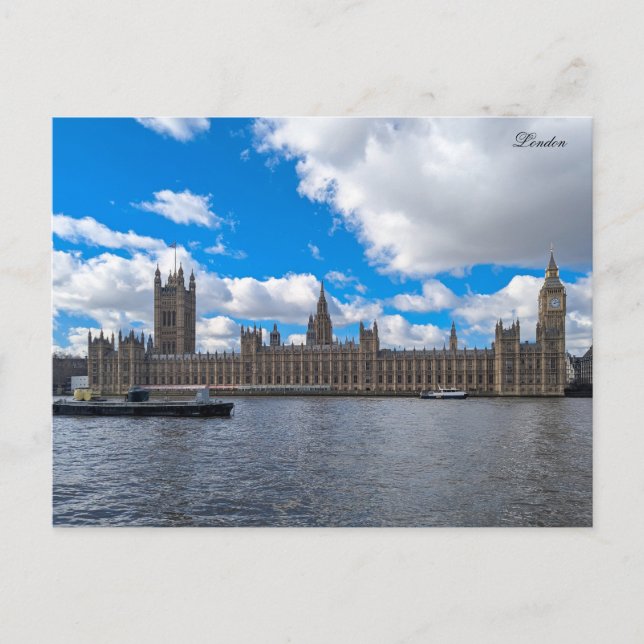 Postal Palacio de Westminster (Anverso)