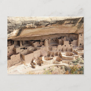 Postal Palacio del Cliff en el Parque Nacional Mesa Verde