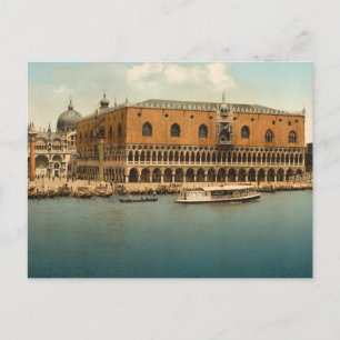 Postal Palacio del Doge I, Venecia, Italia