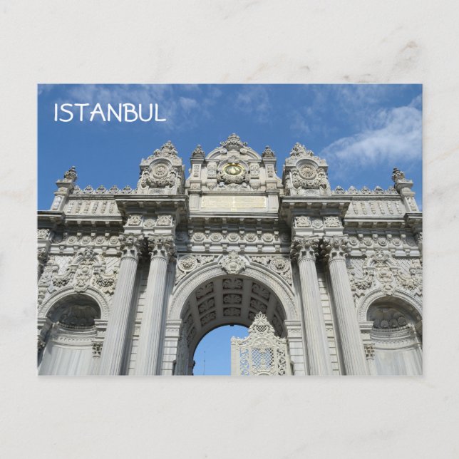 Postal Palacio Dolmabahçe, Estambul (Anverso)