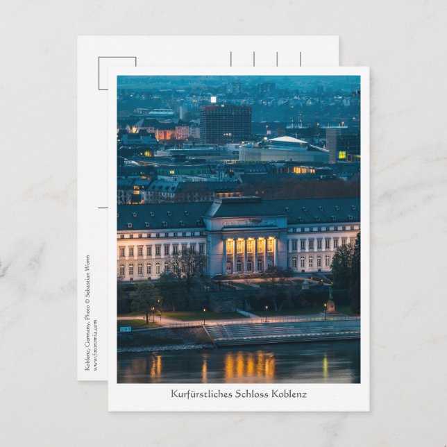 Postal Palacio Electoral Koblenz (Anverso / Reverso)