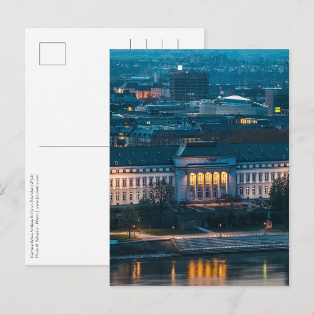 Postal Palacio Electoral Koblenz (Anverso / Reverso)