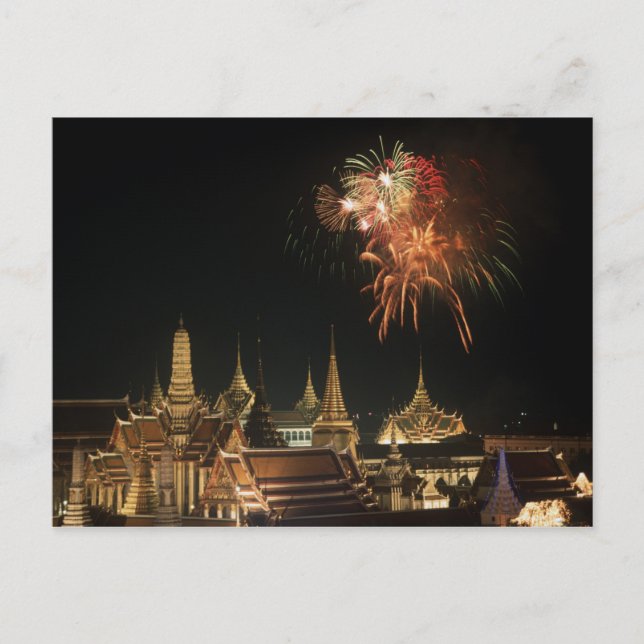 Postal Palacio Esmeralda durante la conmemoración del Rey (Anverso)