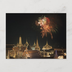 Postal Palacio Esmeralda durante la conmemoración del Rey