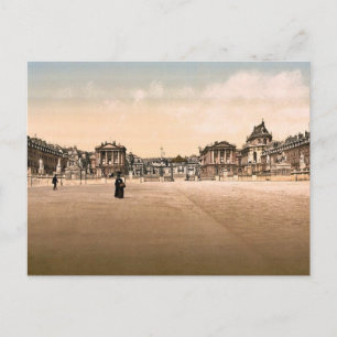 Postal Palacio, exterior, Versalles, Francia clásica P