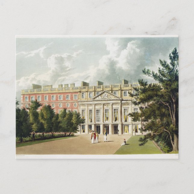 Postal Palacio Hampton Court, de 'La historia del Roy (Anverso)