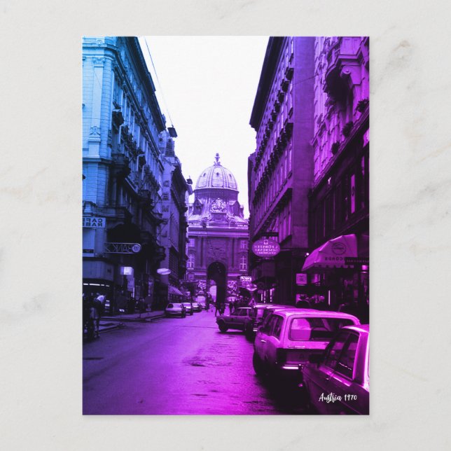Postal Palacio Imperial de Viena Vintage Austria (Anverso)