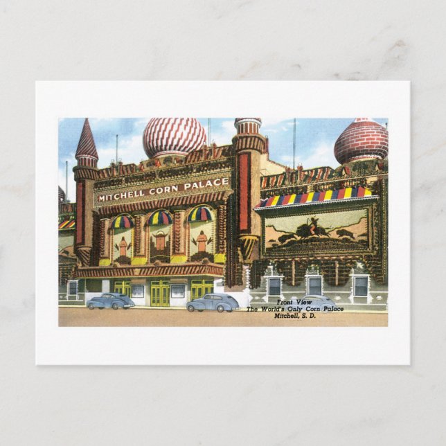Postal Palacio Mitchell Corn, Mitchell, SD (Anverso)