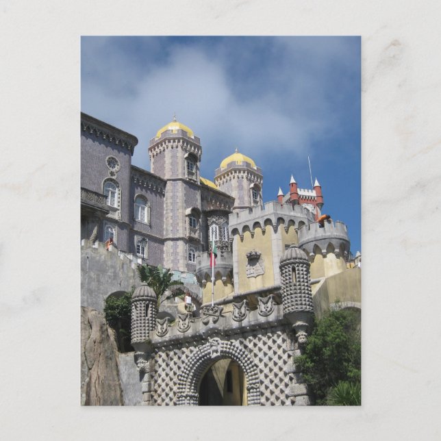 Postal Palacio Nacional de Pena (Anverso)