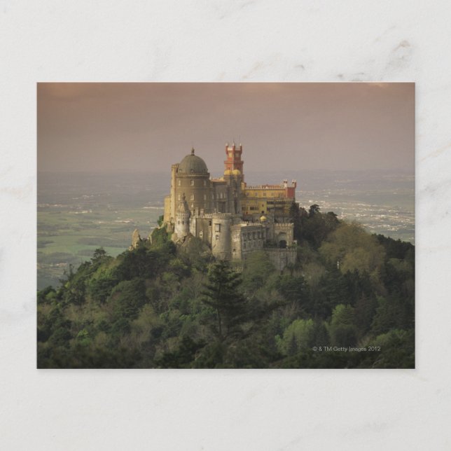 Postal Palacio Nacional de Pena (Anverso)