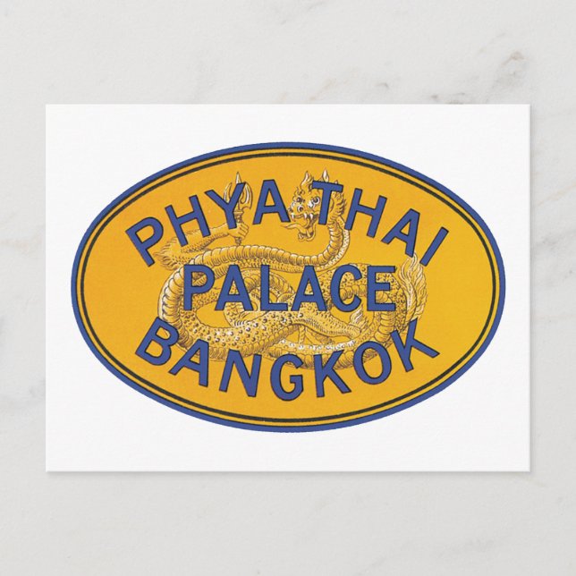 Postal Palacio Phya Thai Bangkok (Anverso)