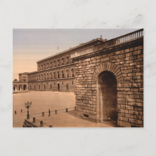Postal Palacio Pitti, Florencia, Toscana, Italia