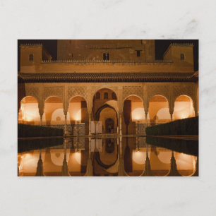 Postal Palacio Postcard Nasride, Andalucía España