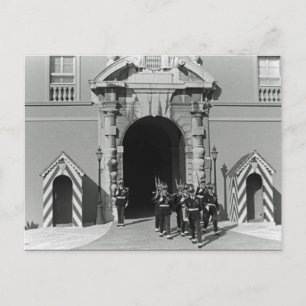 Postal Palacio principesco del Principado de Mónaco antig
