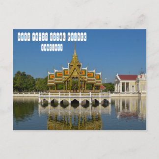 Postal Palacio Real Bang Pa-In en Tailandia