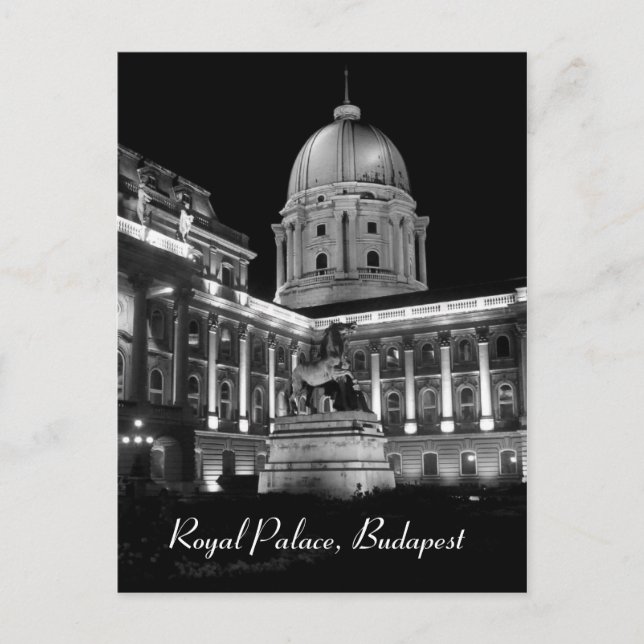 Postal Palacio Real - Budapest (Anverso)