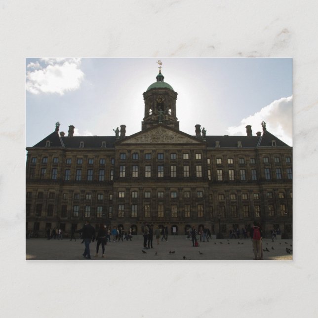 Postal Palacio Real de Amsterdam (Anverso)